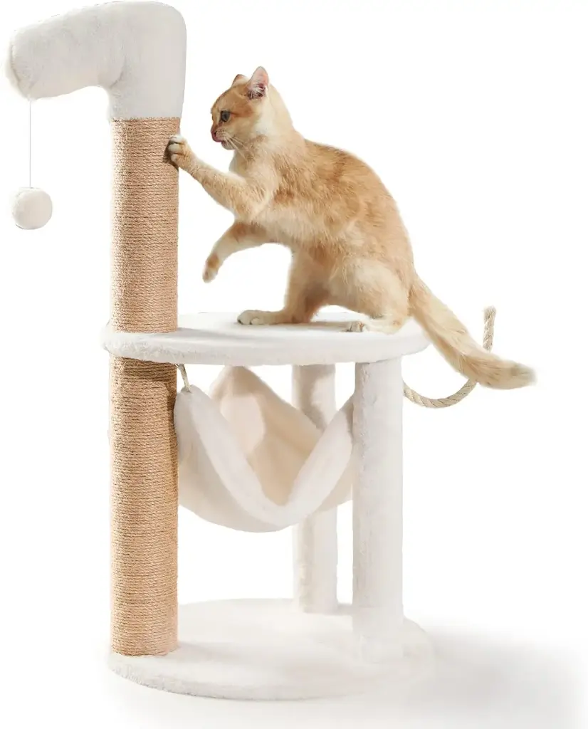 Arbre à chat avec jouet