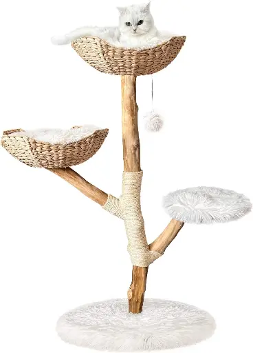 Arbre à chat, en bois